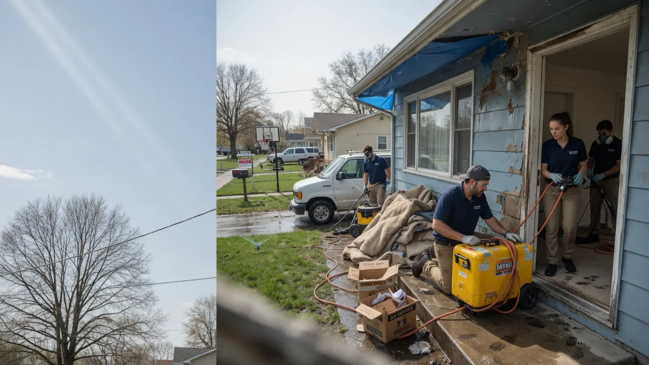 Basement Flood Cleanup in Gillett, WI near me
